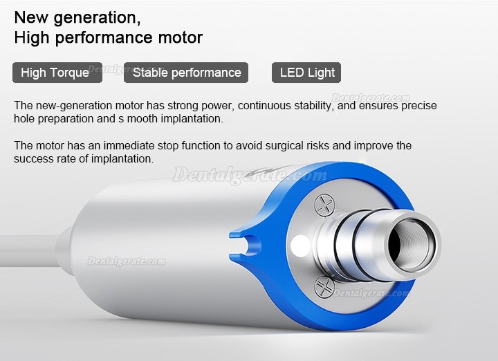 Victory V-IM-PRO Multifunktionaler Implant Motor (Mit Fiberoptik 20:1 Winkelst&uuml;ck)
